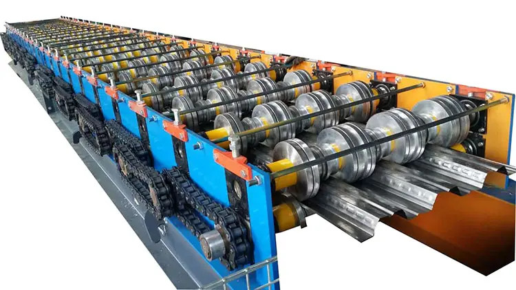 Крен пола силы мотора 22KW стальной украшая формируя машину 10-12m/Min