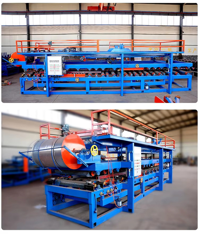 Стальная EPS / Rock Wool Sandwich Panel Production Wall / Roof Roll Forming Machine для изготовления плитки и общей массой 30 тонн