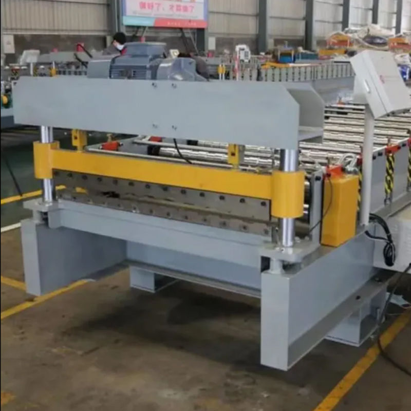 PLC Управление Металлический холодный кровельный лист изготовление Machiney крыши плитки стены панель рулон формирования машины