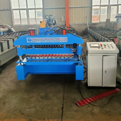 Стандартизированные гофрированные оцинкованные листы Машина Стандартные гофрированные оцинкованные листы линия