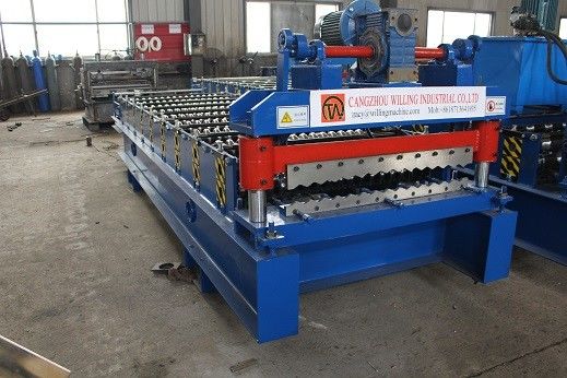 Форма волны 0.9mm 3.5kw гофрировала крен крыши формируя машину