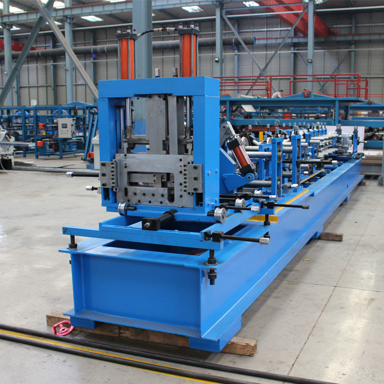 80-350 CZ Purlin Roll Forming Machine с системой управления PLC и режимом гидравлической резки
