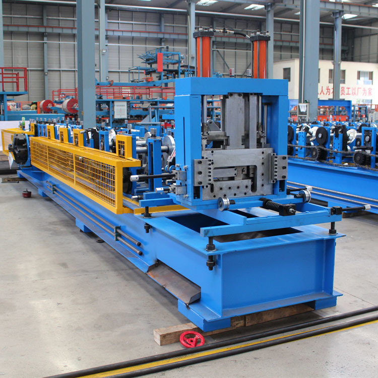 80-350 CZ Purlin Roll Forming Machine с системой управления PLC и режимом гидравлической резки