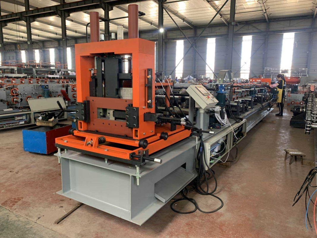 80-350 CZ Purlin Roll Forming Machine с системой управления PLC и режимом гидравлической резки