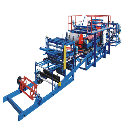 0.3-0.8 мм Толщина Eps Sandwich Panel Линия 45м*2.5м*2.4м Размер 1000мм Ширина