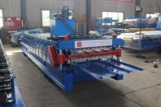 2025 factory price Trapezoidal and glazed Double Layer Roof sheetForming Machine