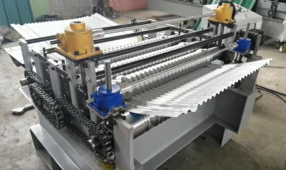 крен крыши металла 4kw автоматический гофрируя гнуть 0.8mm формируя машину