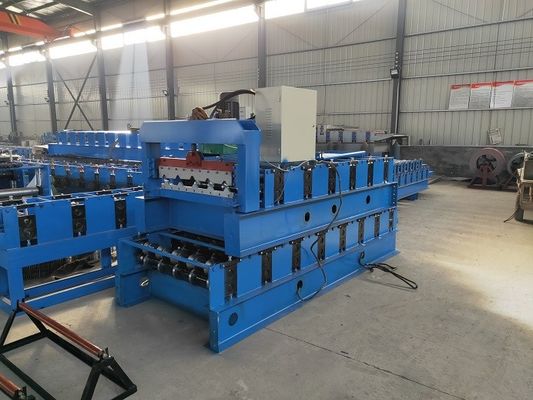 Трапецоид 760mm крен черепицы PLC 5 нервюр формируя машину