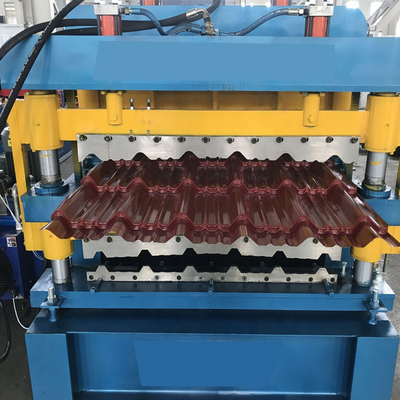 крен двойного слоя 20m/Min Chaindrive формируя делать листа черепицы машины 0.3mm